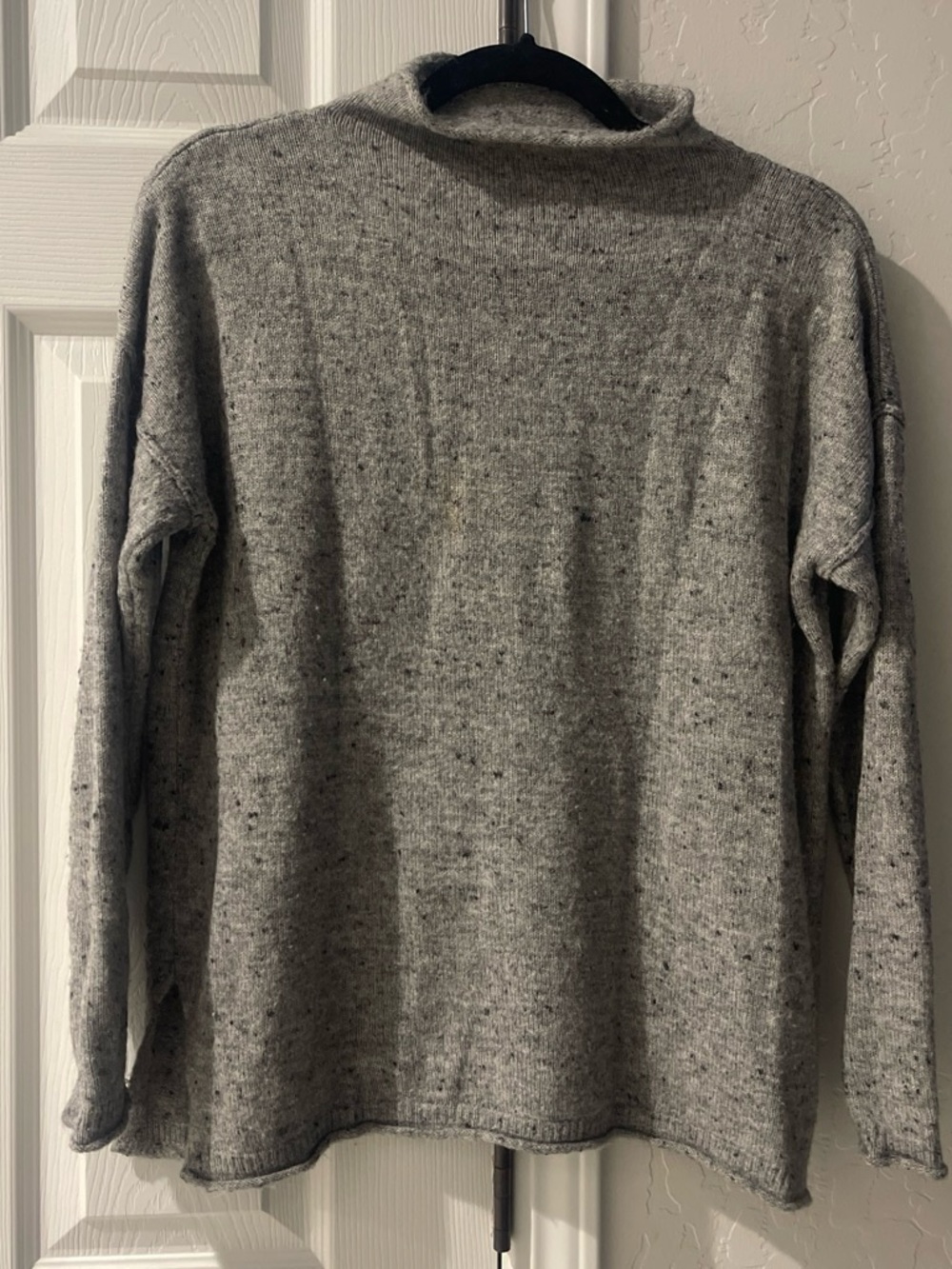 Madewell Women’s Heather Gray Turtleneck Sweater